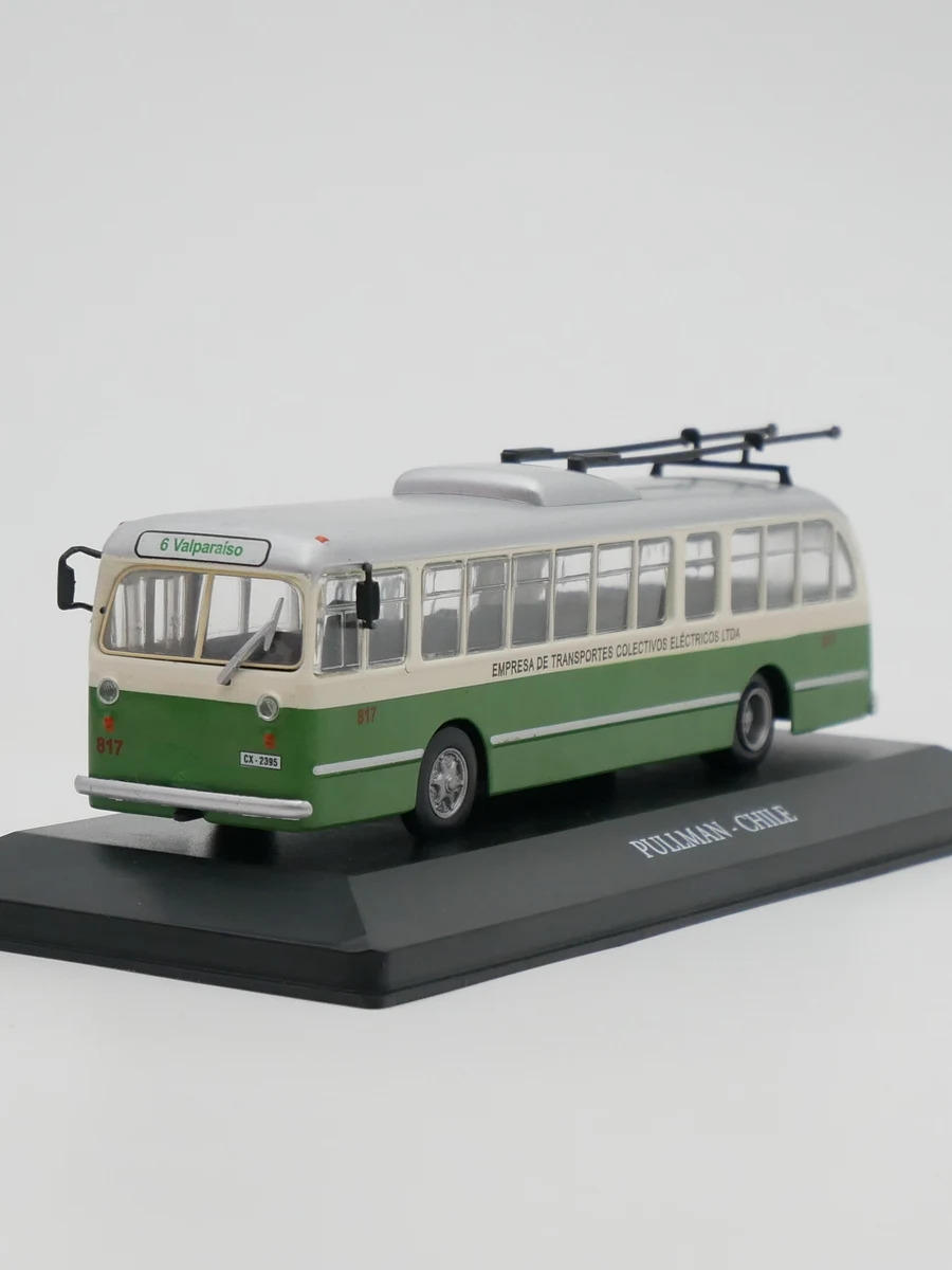 

IXO 1:72 Trolleybus Pullman Chile Diecast Car Model Metal Toy Vehicle