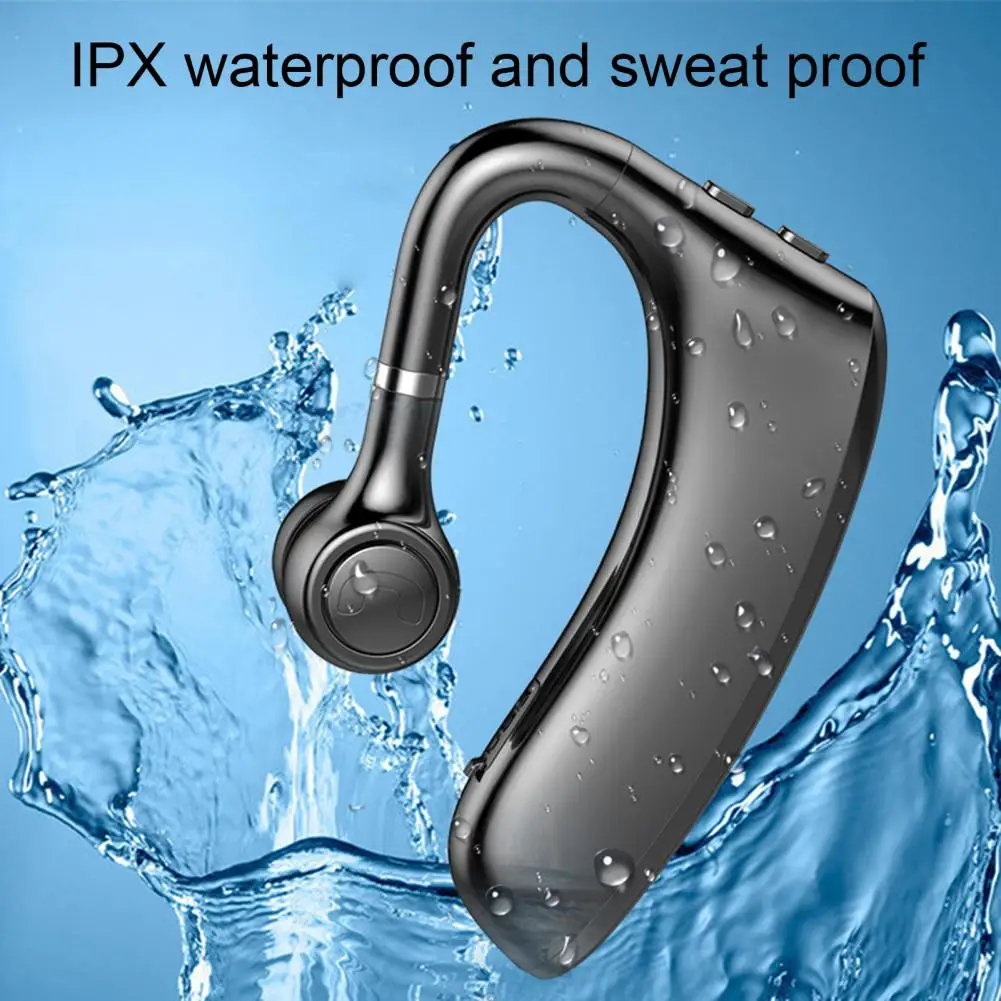 

Bluetooth-compatible Earphone Ear Hook Long Standby Universal Wireless Headphones Drive Call Sport Headset