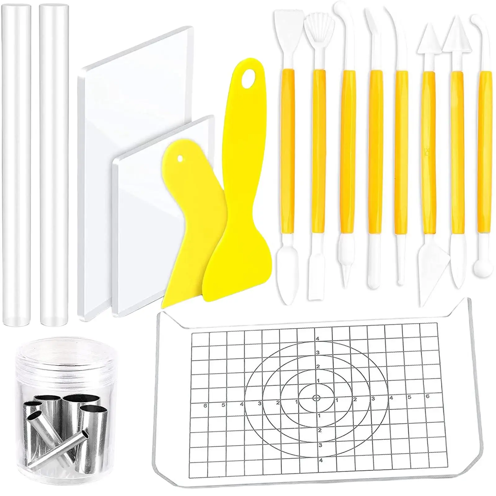 

22 шт., инструмент для вырезания полимерной глины