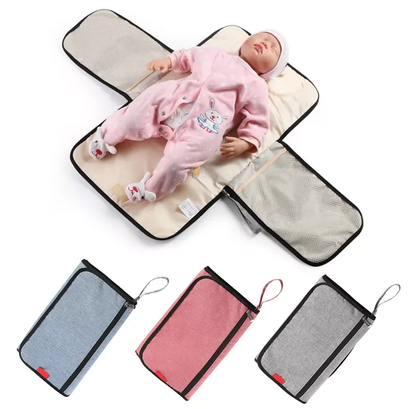 Multi Function Portable Multifunction Diaper Changing Bag Pad Baby Mom Clean Hand Folding Mat Infant Care Products
