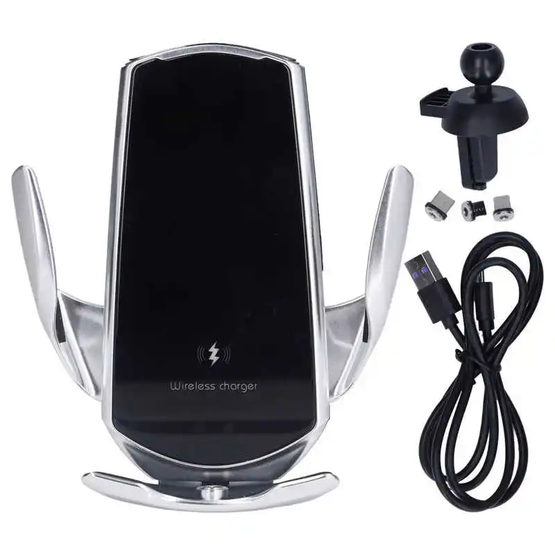 

Wireless Charger Infrared Induction Car Charging Mount with Magnetic Head for Auto