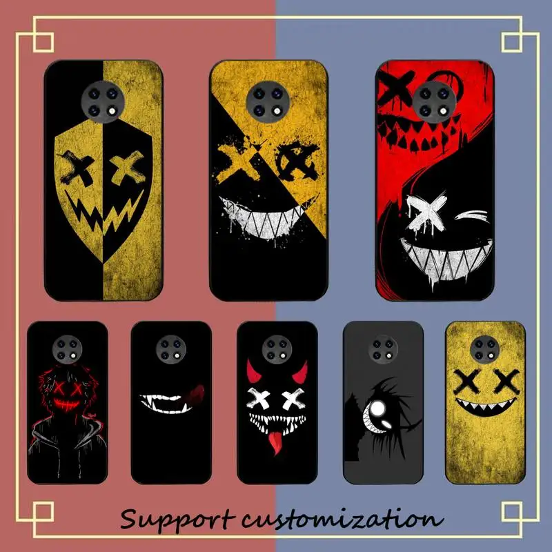 

Scary Smile Skeleton Devil Phone Case For Redmi Note 4 X 5 A 6 7 8 Pro T 9 Pro 9S 10 Pro 11 Pro 11S 11Epro PocoM3pro