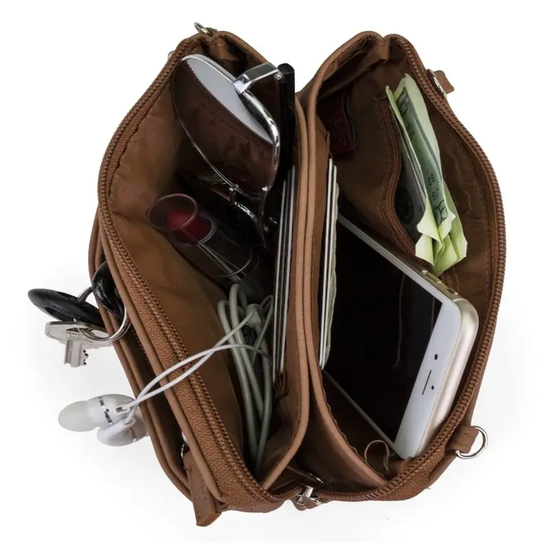 Brady Anti Theft Womens Cell Phone Crossbody Bag RFID Purse Wallet