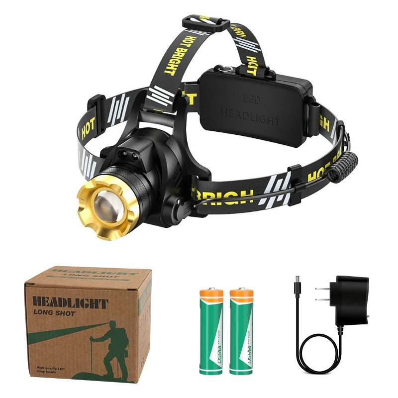 

Лампа Налобная Индукционная с USB-зарядкой, портативный уличный светильник на голову с вилкой Стандарта США