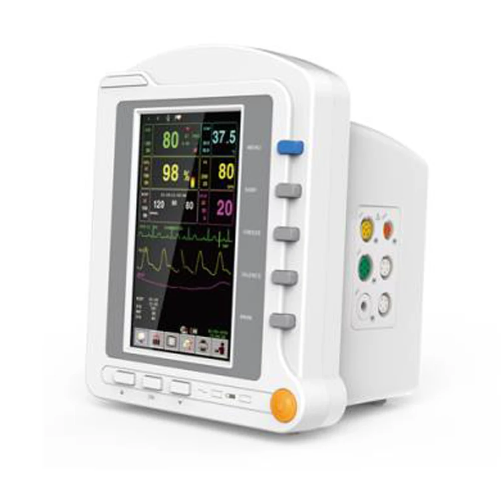 

CONTEC CMS6500 7‘’Color LCD Touch Screen Multi-Languages Patient Monitor ECG SPO2 /PR NIBP RESP TEMP