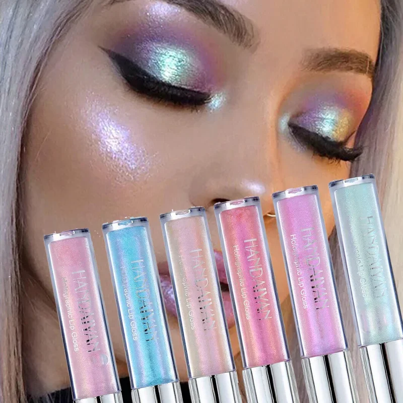 Алмазный Блестящий Блеск для губ стойкий увлажняющий 7 цветов Яркий глянцевый