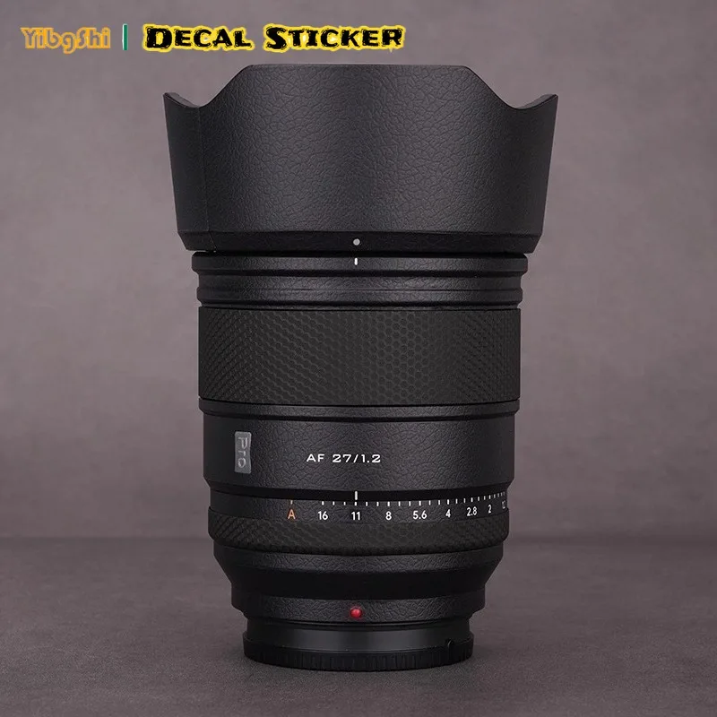 Фото Для Viltrox AF 27 мм F1.2 Pro E/XF/Z крепление объектива наклейка кожу виниловая пленка защитная пленка покрытие AF 27 1.2 F/1.2 №3