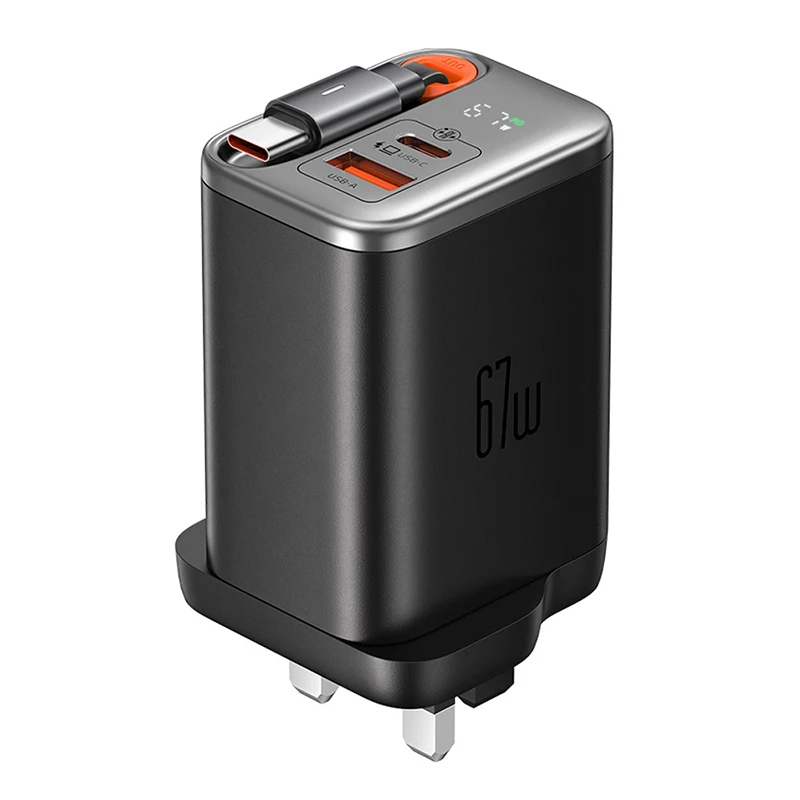 Luxmoc Высококачественное зарядное устройство GaN 67 Вт PD Fast Charge Зарядное для