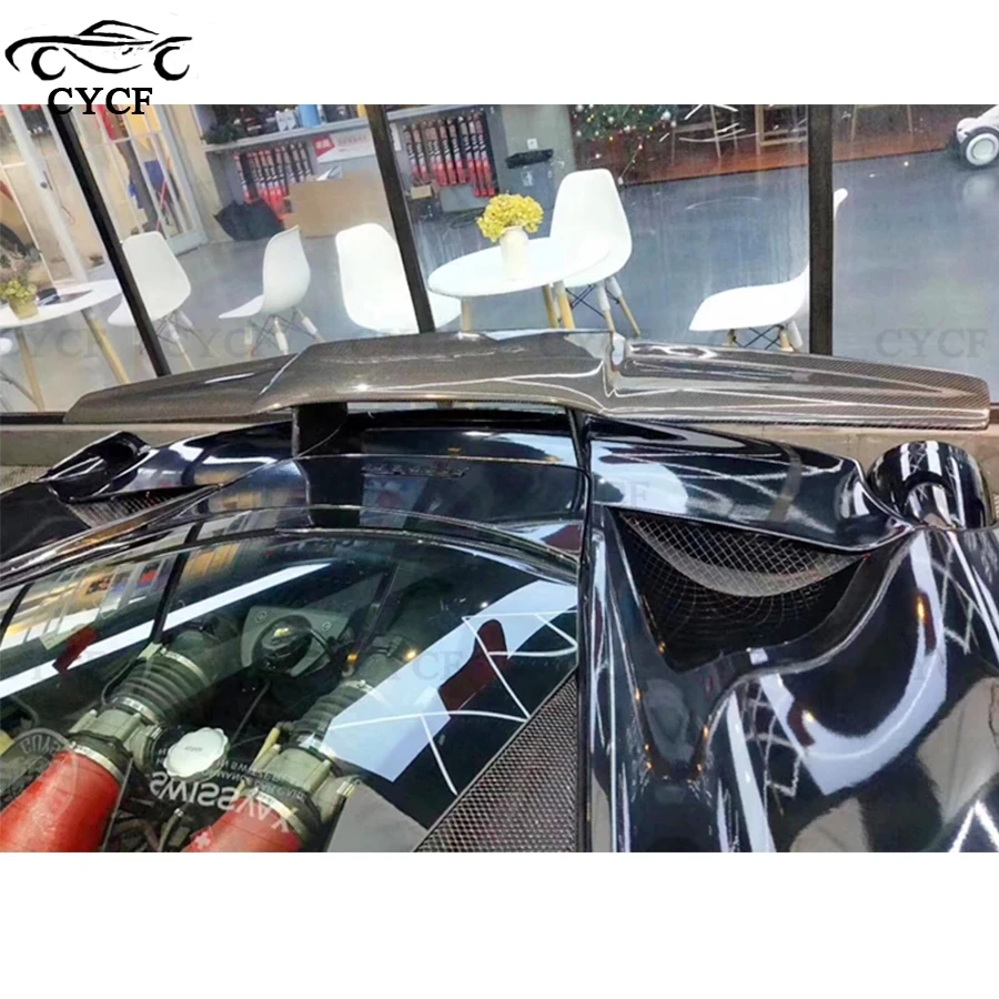 Задняя крышка автомобиля из углеродного волокна для Ferrari 458 спойлер крыло