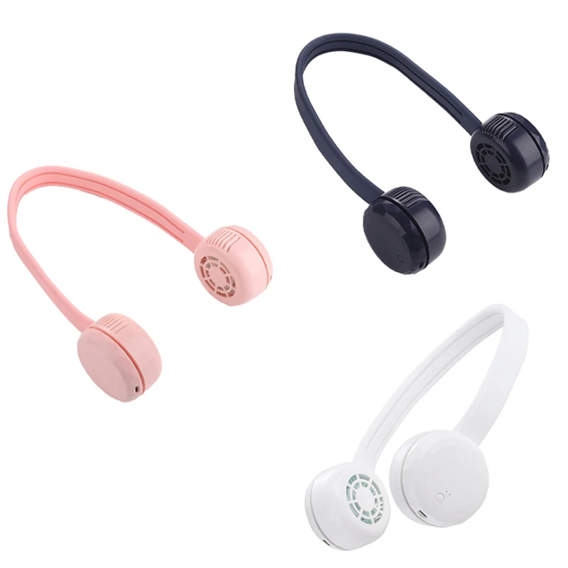 

Mini Neck Fan Portable Bladeless USB Rechargeable Mute Sports Fans For Outdoor Travel Ventilador Cooling Fan