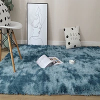 ultra soft carpet plush tie dye silk fluffy area rug for bedroom living room decoration anti slip floor mats kids room