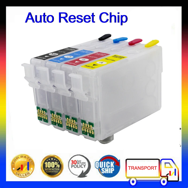 

T603 T603XL 603XL Многоразовый картридж для Epson XP2100 XP2105 XP3100 XP3105 XP4100 XP4105 WF2810 WF2830 WF2835 WF2850