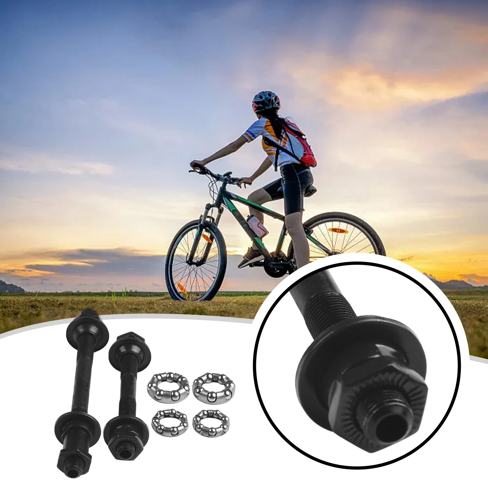 

Bicycle Components Bicycle Solid Axle Bicycle Parts Front And Rear Hub Bead Racks Bike Parts Sporting Goods Toolshot Sale