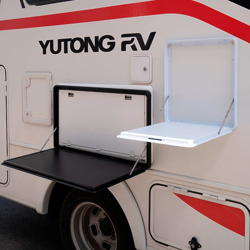 Фото Складной стол для пикника RV 600*450 мм, уличный, для установки на внешнюю стену автодома №4