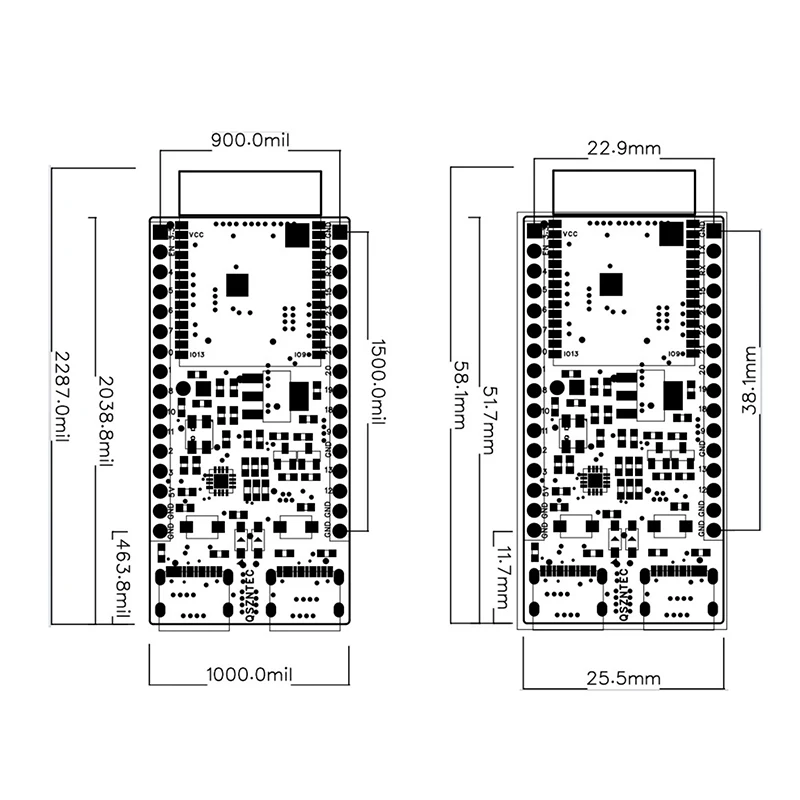 ESP32-C6-DevKitC-1 ESP32-C6 Core Board WIFI6 BLE Zigbee со сверхнизким энергопотреблением