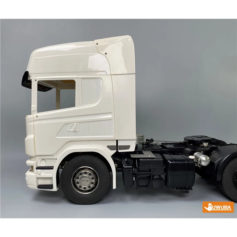 2 шт. масштаб 1:14 имитация спойлера с металлической наклейкой для Tamiya Rc Truck