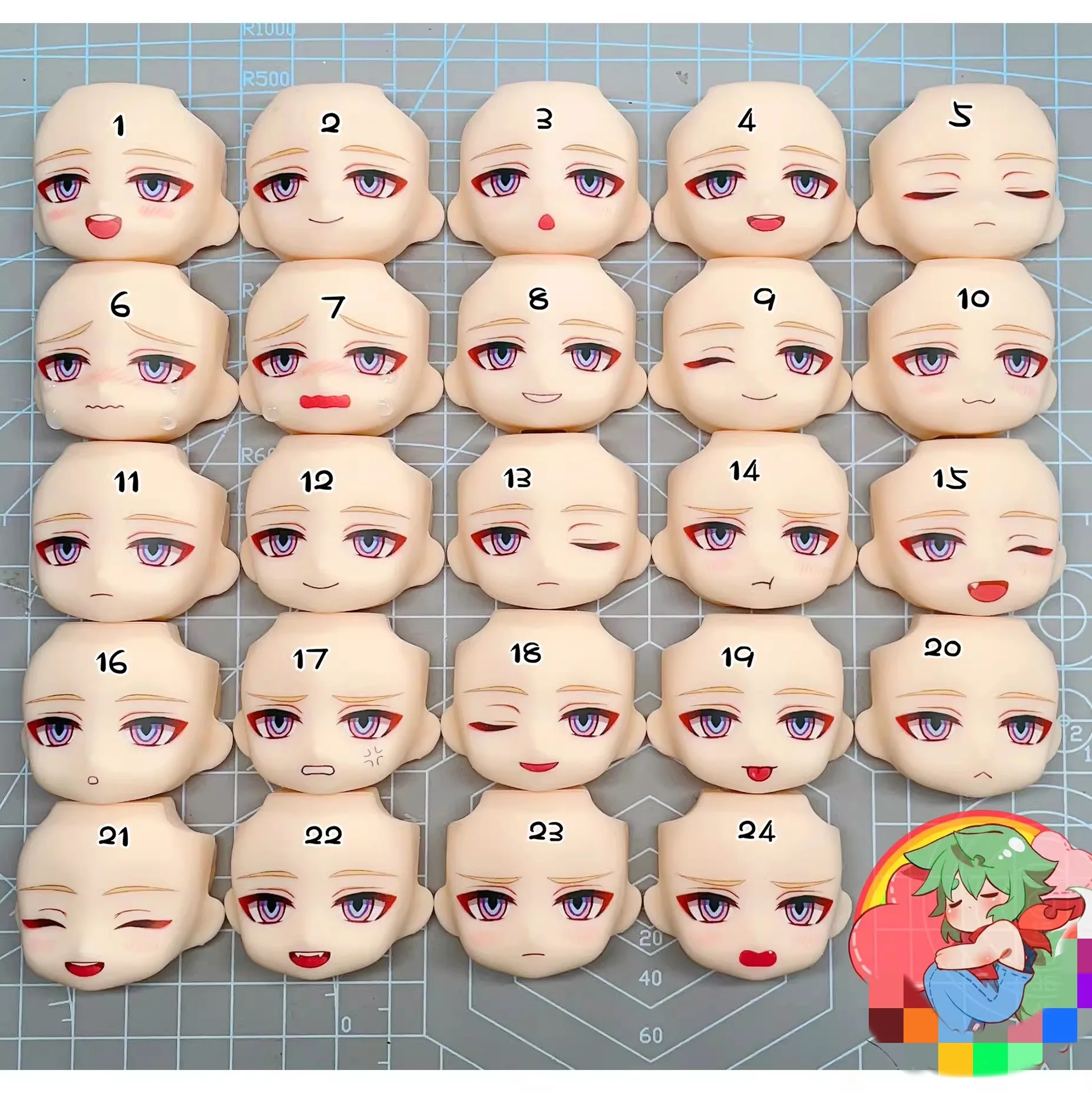 Игра Honkai: Star Rail авантюрин ролевые Cos ручная работа OB11 лица чередующееся лицо