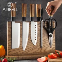 magnet knife holder bamboo storage double side strong wood cutting board multi function tool magnetic stand kitchen accessories