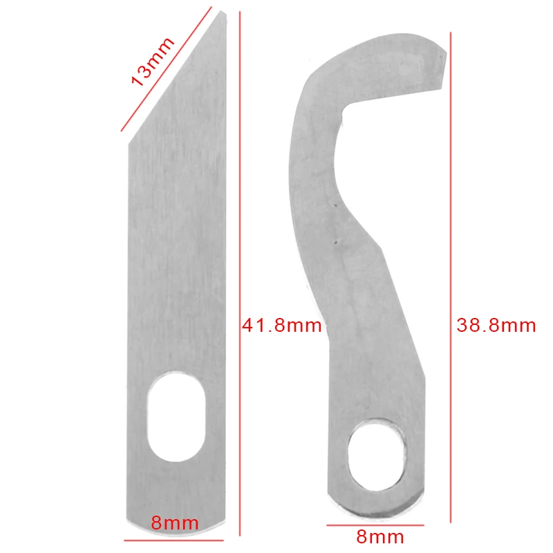

2pcs/set Knife Overlock Blade - Upper And Lower Compatible For 925D 929D 1034D XB0563001+ X77683001 5BB5014