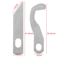 2pcsset knife overlock blade upper and lower compatible for 925d 929d 1034d xb0563001 x77683001 5bb5014