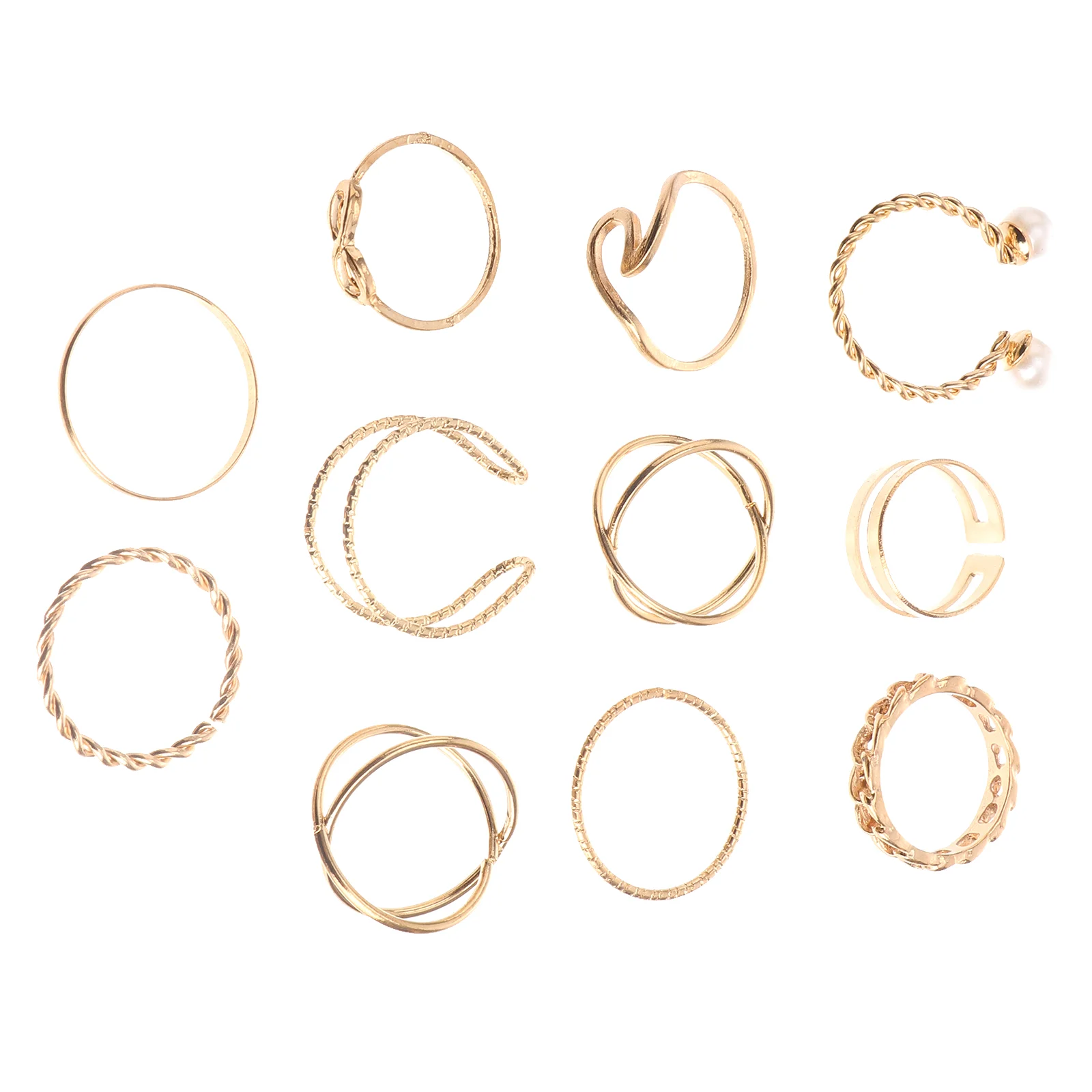 

10Pcs Finger Ring Decor Photo Props Ring Ring for Party Banquet