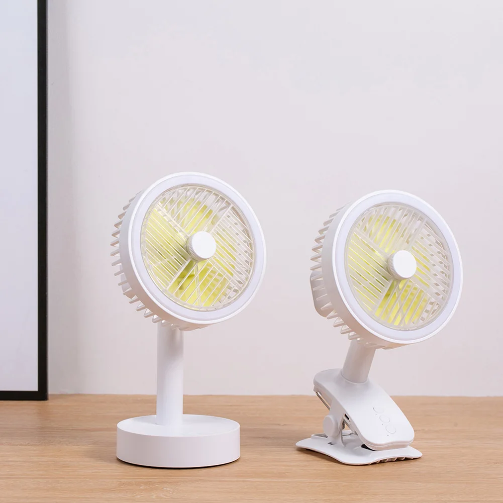 

Low Noise Charging Shaking Head Small Fan Multi-functional Practical Convenient Water Mist Spray Fan with Night Light