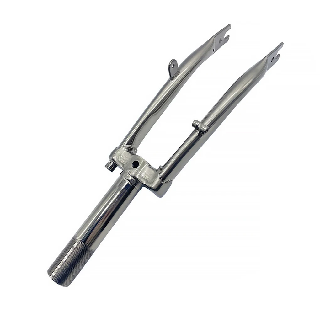 

Foldable Bike Front Fork Threaded Interface Bicycle Frame Cycling Accessories Replacing Parts Replacement for Brompton