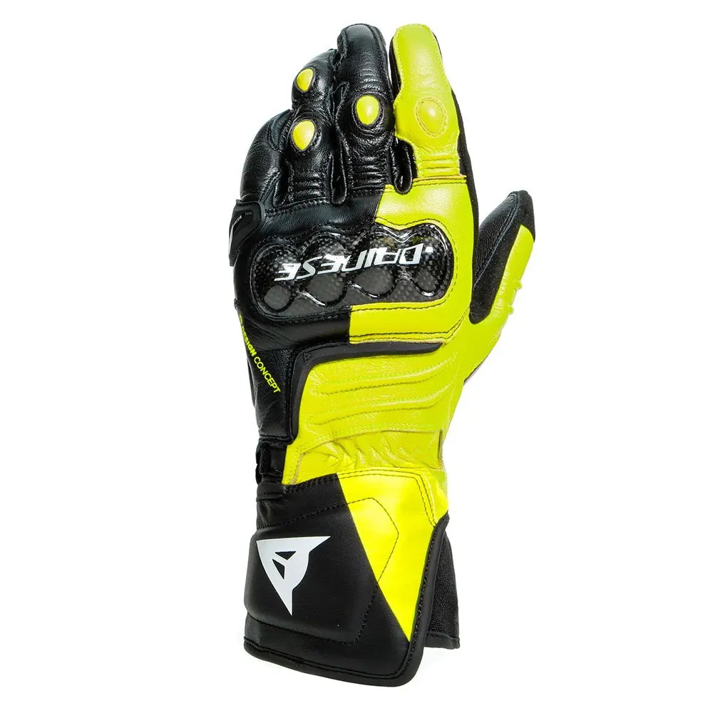 Мотоперчатки Dainese CARBON 3 LONG Black/Yellow | Автомобили и мотоциклы