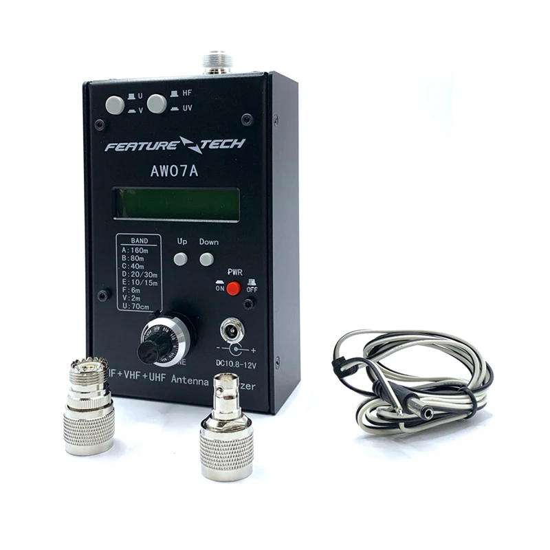 HF/VHF/UHF AW07A 1 5-490 МГц 160 м многодиапазонный антенный анализатор SWR измеритель тестер