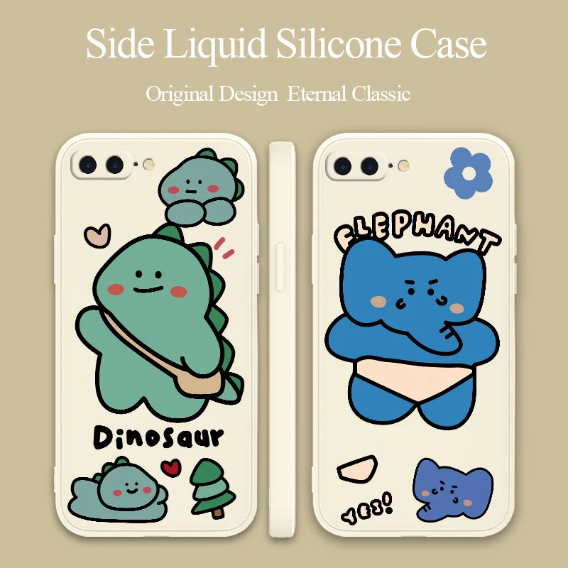 

Funny Dinosaur Phone Case For OPPO A9 A5 A7 A5S A3S A12 A15 A15S A16 A54 A74 A31 A33 A53 2020 A72 A83 A92 4G 5G Silicone Cover