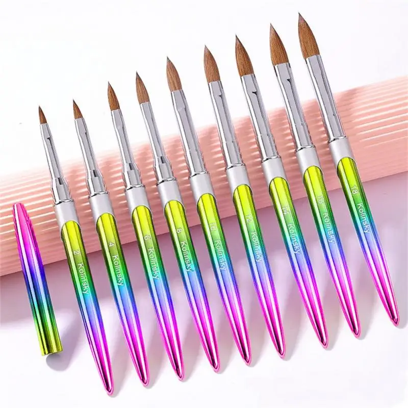 

Nail Art Liner Brush Kolinsky Nail Brush 1pcs Line Stripes Drawing Pen Uv Gel Polish Brushes Nail Pattern Painting Pen