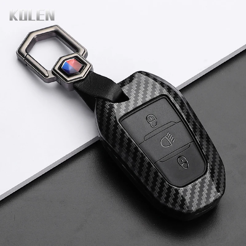 

Чехол для ключа автомобиля из углеродного волокна ABS для Peugeot 2008 3008 4008 5008 308 408 508 Citroen C1 C2 C4 C6 C3-XR Picasso Grand DS3 DS5