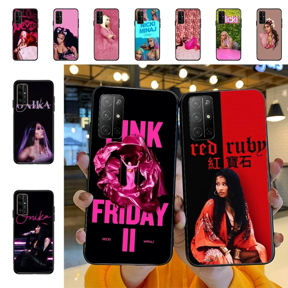 N-Nicki M-Minaj Rapper Pink Friday 2 Phone Case For Huawei Honor 10 Lite 9 20 7A 9X 30 50 60 70 Pro Plus Soft Silicone Cover