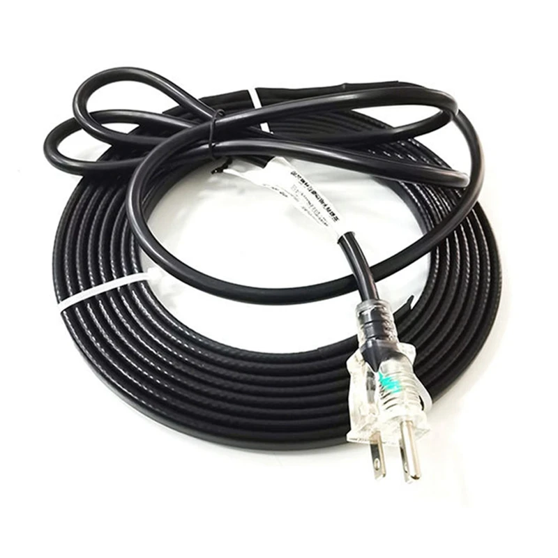 

Pipe Heating Cable, With Built-In Thermostat Metal And Plastic Pipe From Freezing 120V US Plug