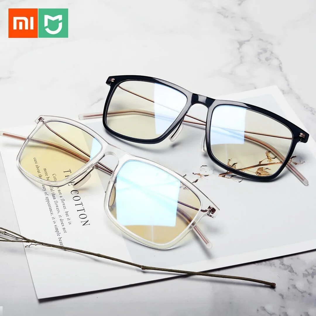 

Очки Xiaomi Mijia с защитой от синего света для мужчин и женщин, ультралегкие с защитой от УФ-излучения и усталости глаз, для игр, компьютеров и ПК