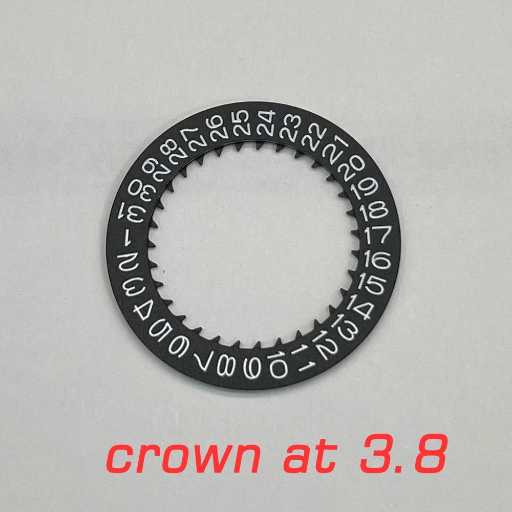 Black Watch Movement Calendar Datewheel Stiker English Version Crown at 3/3.8  Repair Tools Kits