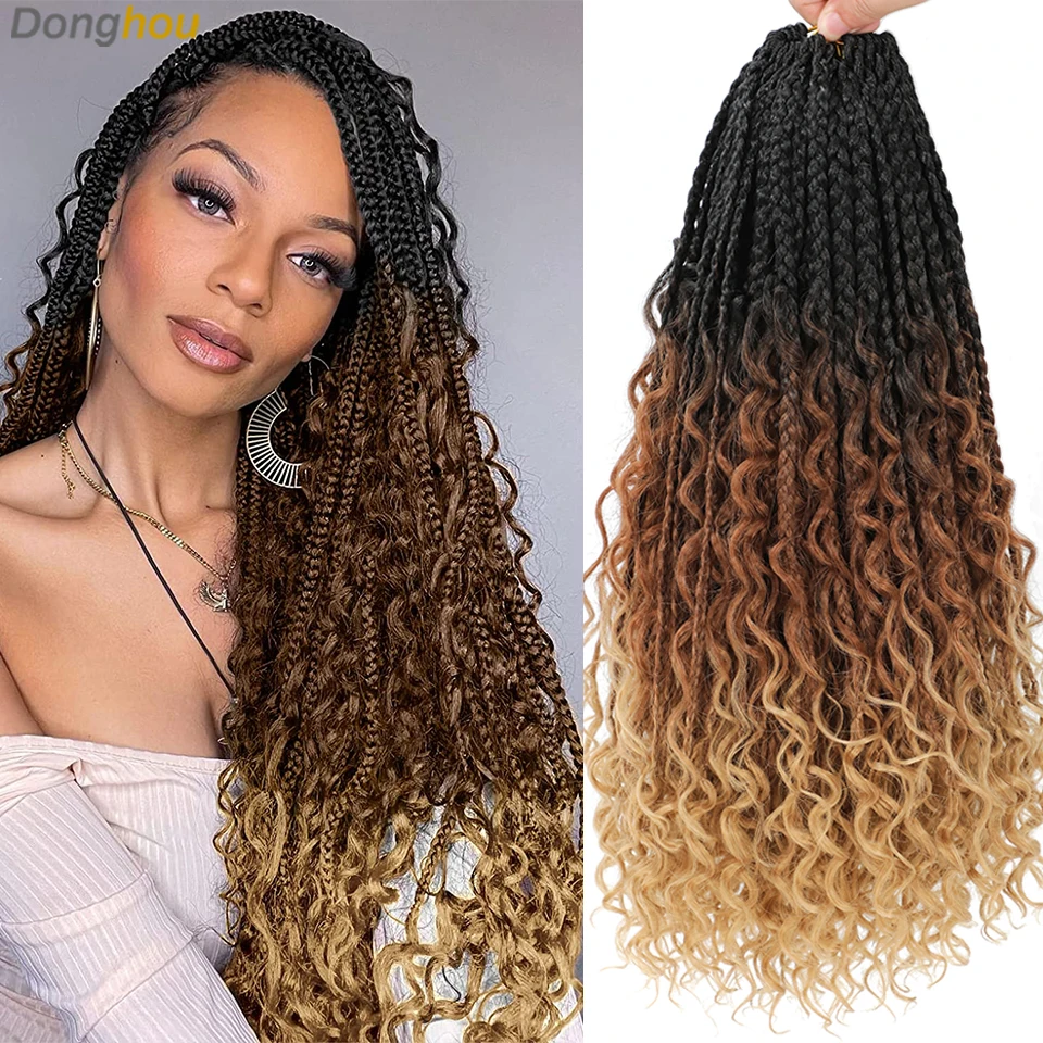 Длинные косички в богемном стиле для волос богини коробке 18 дюймов хиппи с