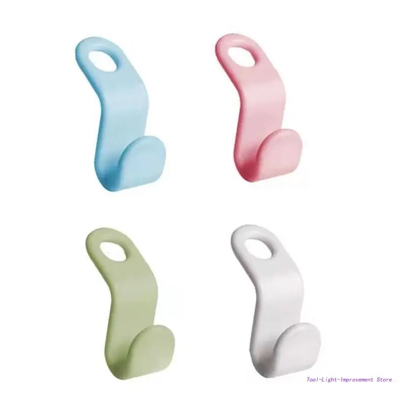 

50Pieces Hanger Hooks Plastic Magic Hanger Hooks for Hangers Space Saving