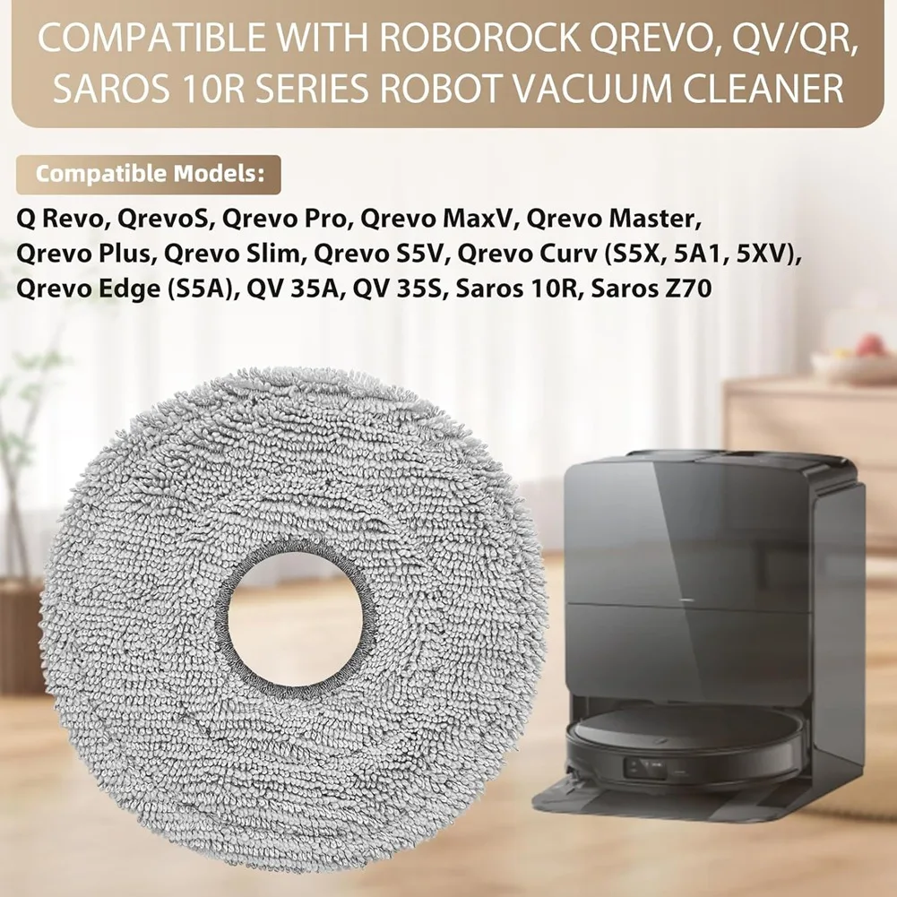 Фото LECKL-для Dreame X50/X40/L20 Ultra Complete, L50/L40/X30/L10/L10s Pro Ultra, L10 Prime/L10s Plus, пылесос, швабра из микрофибры C №1