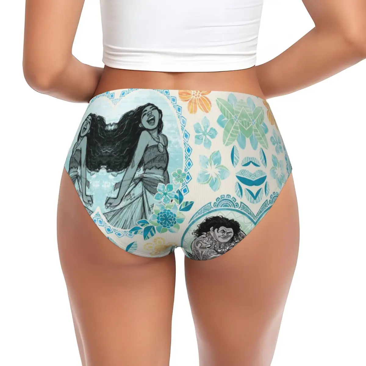 Изготовленные на заказ Симпатичные трусики из мультфильма Моана нижнее белье