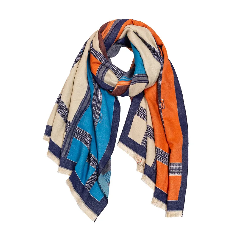 Рисунок 5 - Зимняя теплая Модная длинная шаль для мужчин и женщин