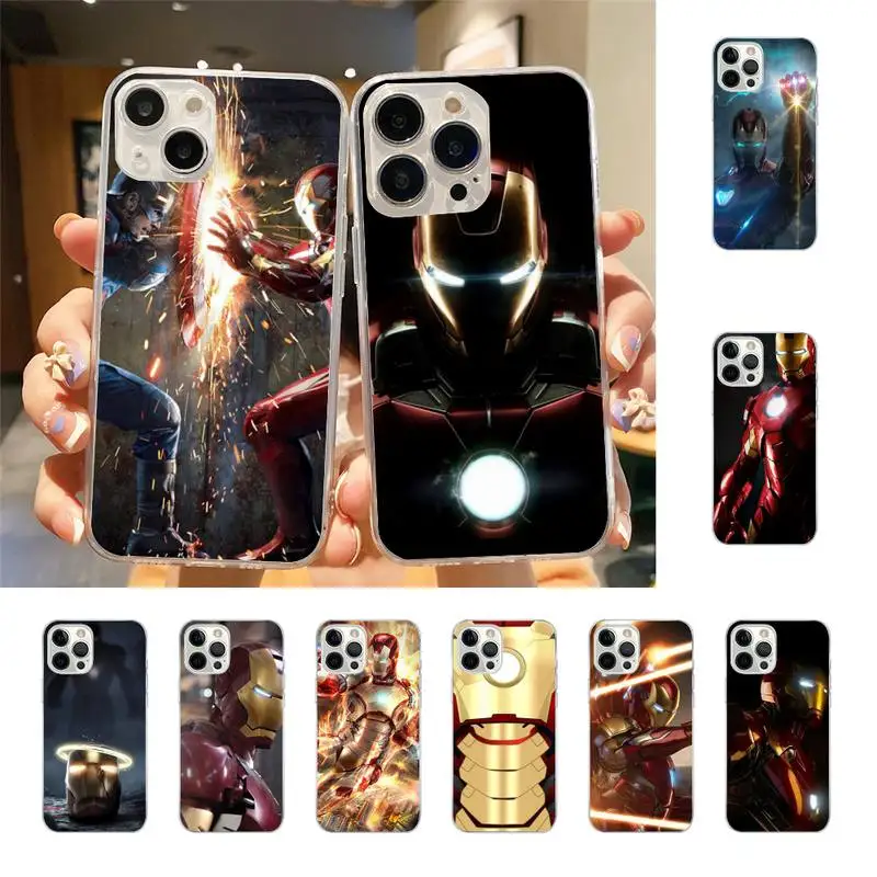 

Iron Man Phone Case For Iphone 7 8 Plus X Xr Xs 11 12 13 Se2020 Mini Mobile Iphones 14 Pro Max Case