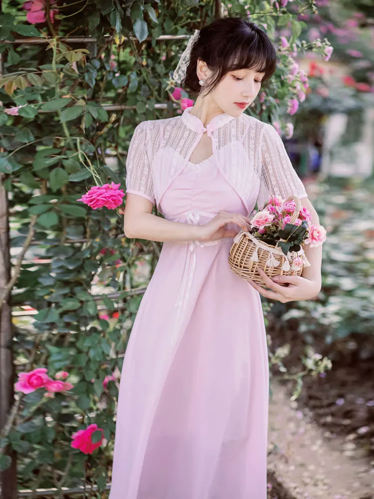 

Новое летнее женское платье, ярко-розовое тонкое длинное платье, богемное пляжное платье для путешествий и отдыха