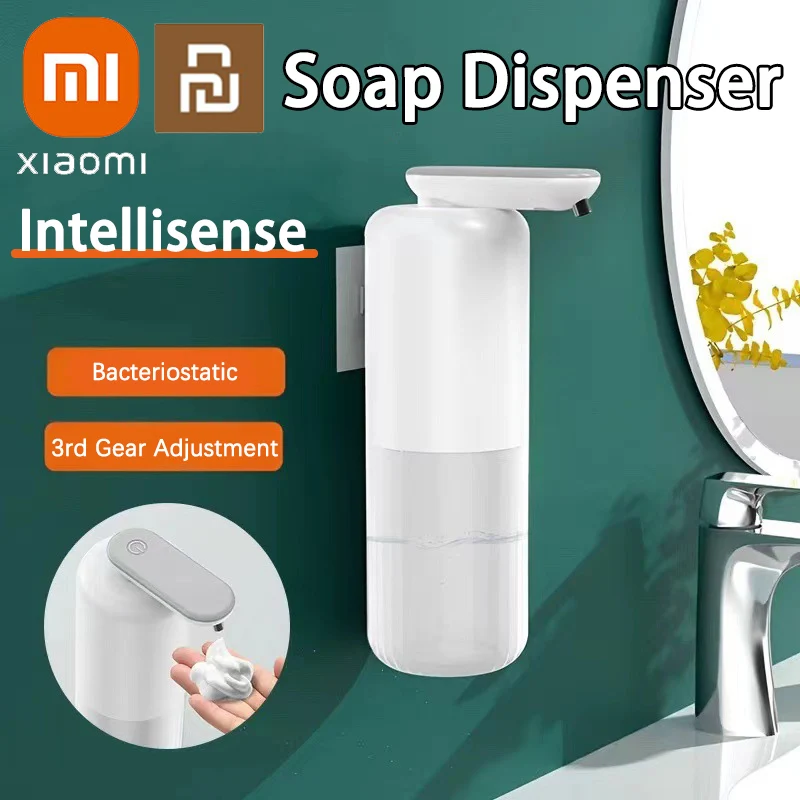 

Диспенсер для мыла Xiaomi Youpin, автоматический диспенсер жидкого мыла для мытья рук, с инфракрасным датчиком, для ванной комнаты
