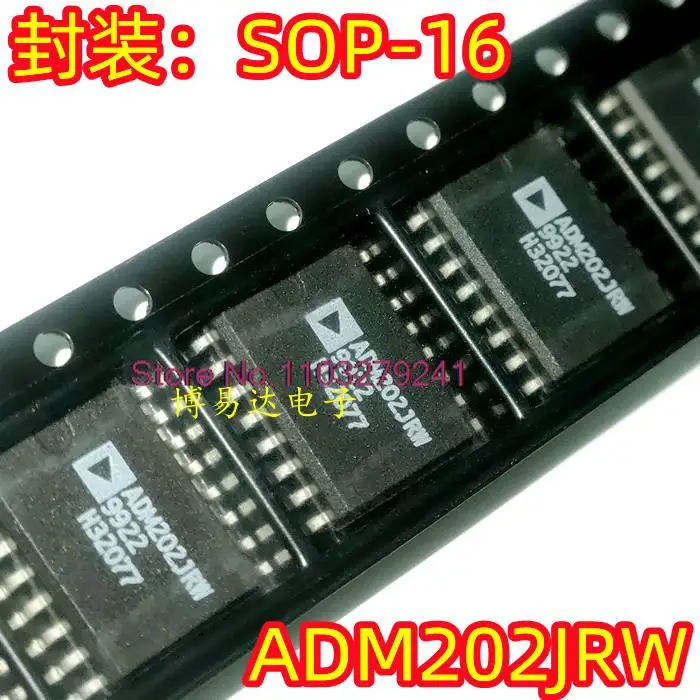 

5 шт./партия ADM202JRWZ ADM202JRW SOP-16/