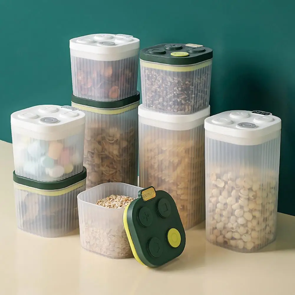 

Useful Cereal Jar Moisture-proof Big Caliber Grain Jar Cereal Storage Box BPA Free Grain Jar for Kitchen