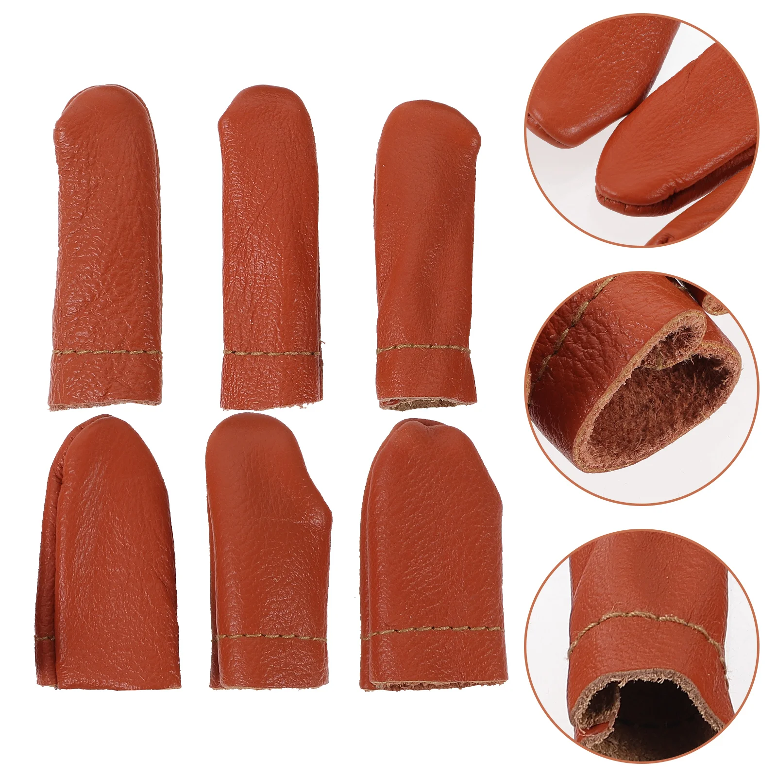 

Finger Thimble Protector Sewing Felting Needle Leatherthumb Thimbles Cover Protectors Sleeves Supplies Guards Guard Shield Cots