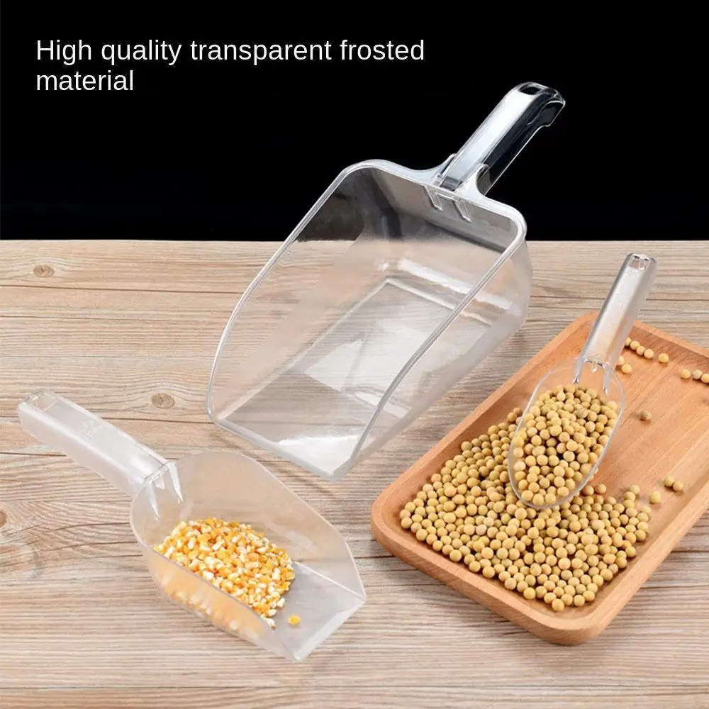 

Gadget Mini Circular/Square Mouth Plastic Dry Goods Shovel Ice Scoops Grain Spoon Ice Shovel For Multifunctional