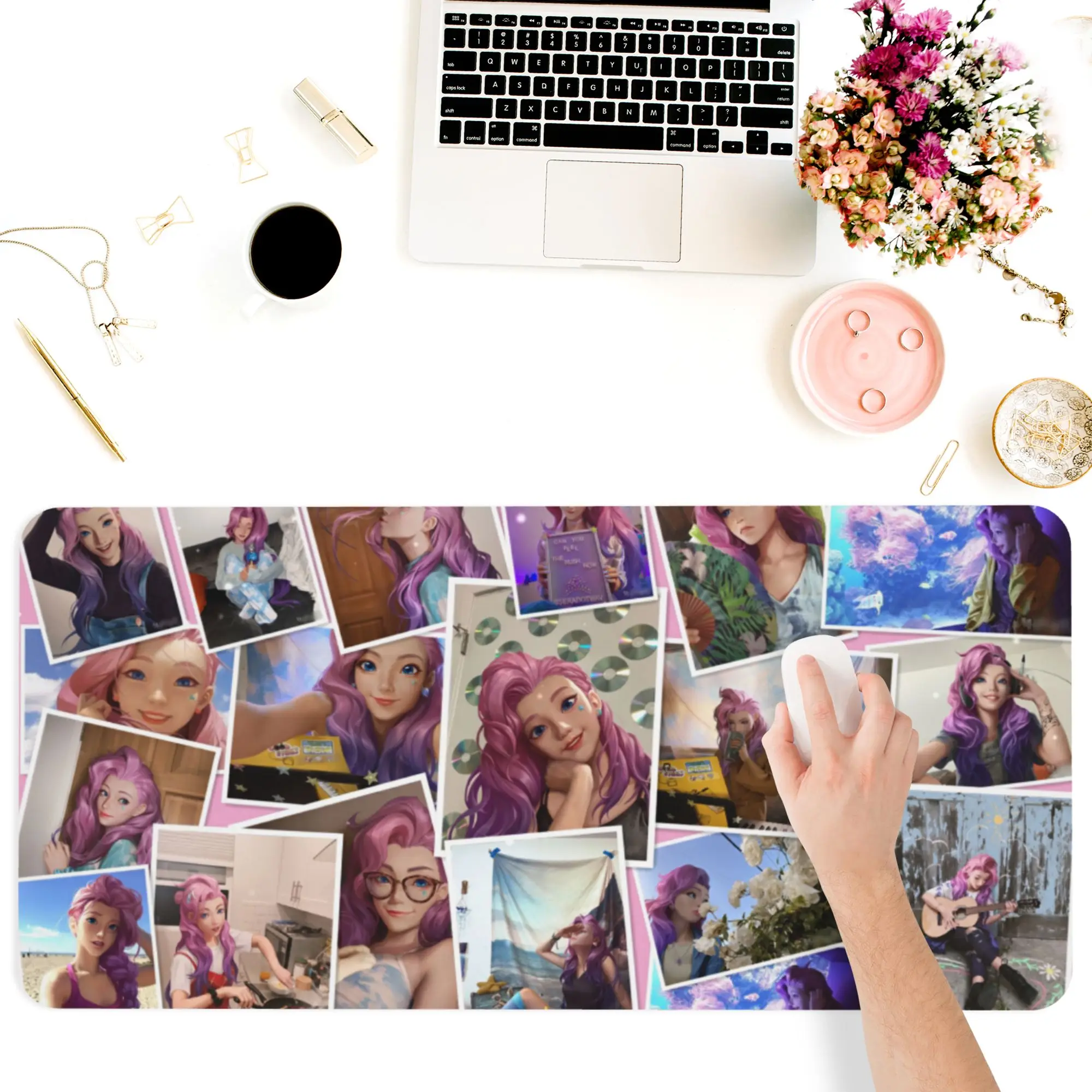 

коврик для мыши большой аниме компьютерный стол игровой Коврики для мыши, клавиатуры, компьютер, офисные аксессуары, квадратные пылезащитн...