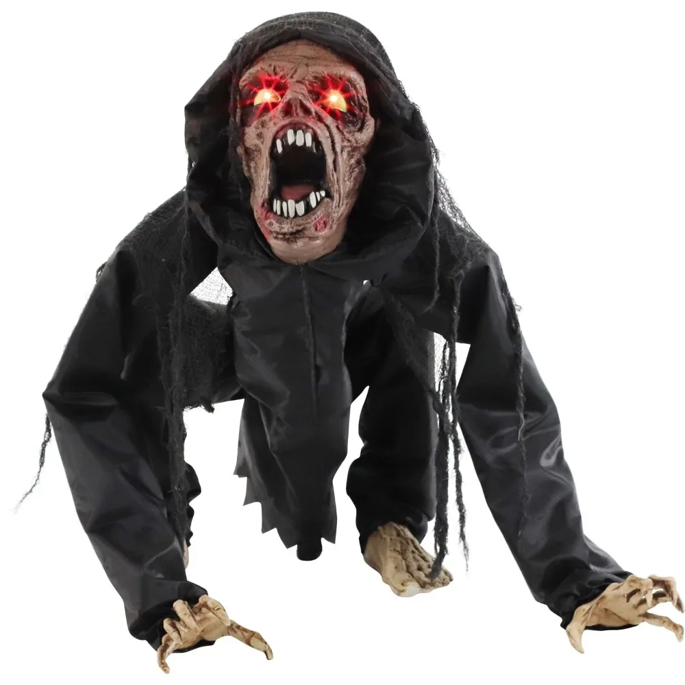 

Zombie Dog Animatronic with Lights and Sound Halloween Decoration